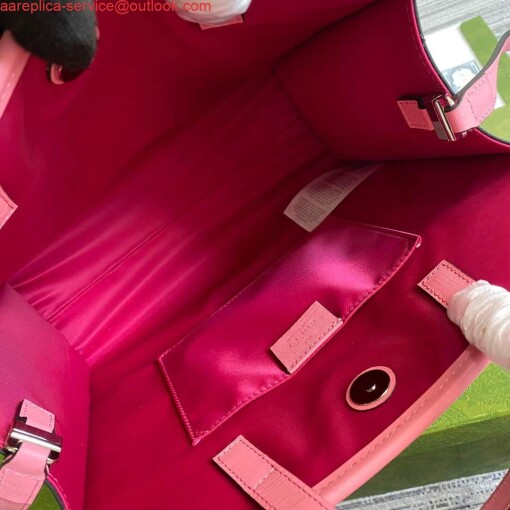 Replica Gucci 612992 GG Medium Ophidia Tote Shoulder Bag Pink 8