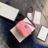 Replica Gucci 448065 GG Marmont Matelassé Mini Bag Pink
