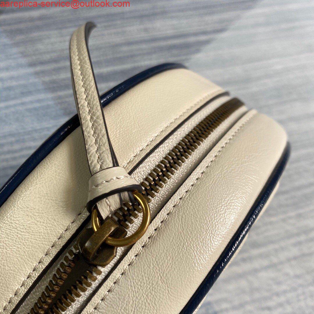 Replica Gucci 550154 GG Marmont Mini Round Shoulder Bag White 6 Replica Gucci 550154 GG Marmont Mini Round Shoulder Bag White 6
