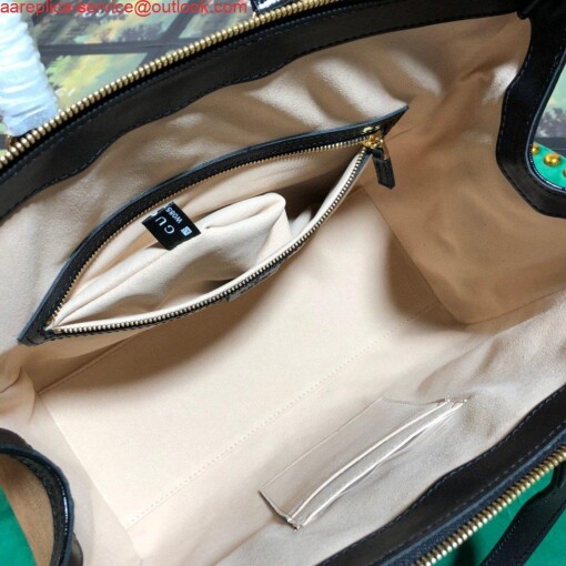 Replica Gucci 524537 Gucci Ophidia GG Medium Tote Shoulder Bag Tan 8