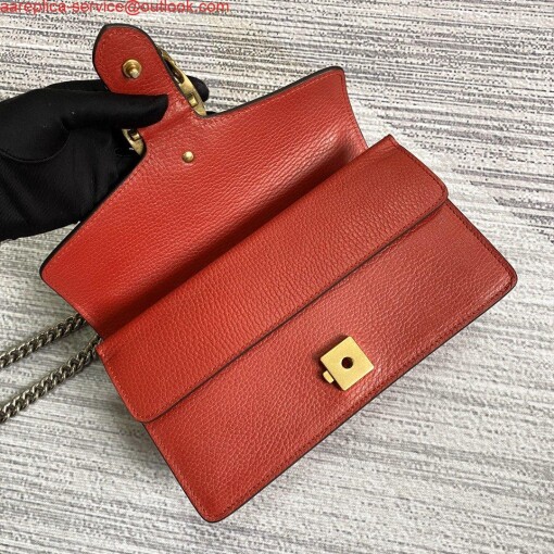 Replica Gucci 499623 Dionysus Small Shoulder Bag Red 6