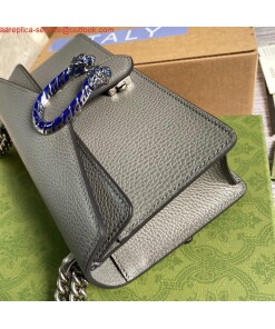 Replica Gucci 499623 Dionysus Small Shoulder Bag Gray 2