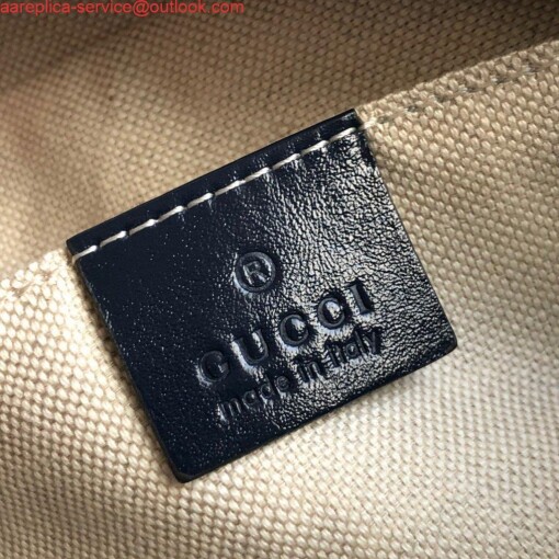 Replica Gucci 447632 GG Marmont Multicolour Small Shoulder Bag Blue 9