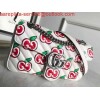 Replica Gucci 443497 GG Marmont Small Shoulder Bag White and Red