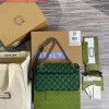 Replica Gucci 443497 GG Marmont Multicolour Small Shoulder Bag Green