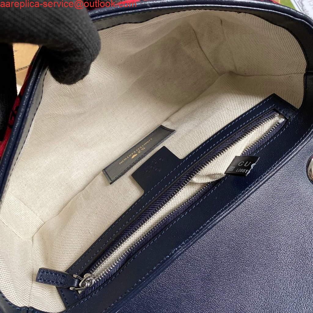 Replica Gucci 443497 GG Marmont Multicolor small shoulder bag Red 7 Replica Gucci 443497 GG Marmont Multicolor small shoulder bag Red 7