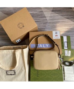 Replica Gucci 308364 Soho small leather crossbody-bags disco bag Beige