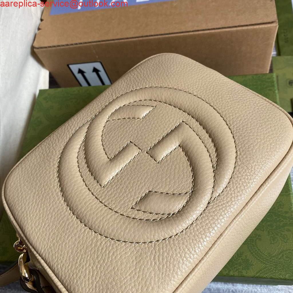 Replica Gucci 308364 Soho small leather crossbody-bags disco bag Beige 4 Replica Gucci 308364 Soho small leather crossbody-bags disco bag Beige 4