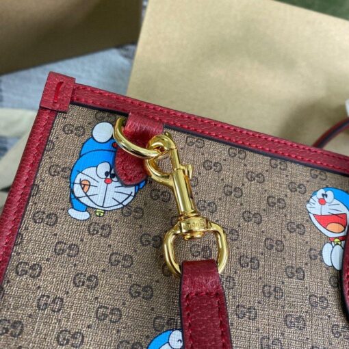 Replica GG 653952 Gucci Doraemon x Gucci large Tote bag Red 2