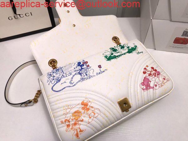 Replica Gucci 443496 GG Marmont Medium Matelassé Shoulder Bag White and printer 6 Replica Gucci 443496 GG Marmont Medium Matelassé Shoulder Bag White and printer 6
