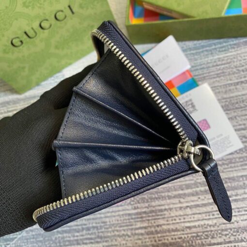 Replica Gucci 443123 GG Marmont Matelassé Zip Around Wallet Purple 6