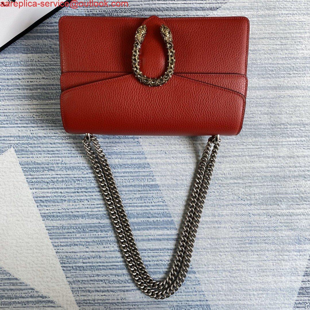 Replica Gucci 400249 Dionysus Shoulder Bag Red 2 Replica Gucci 400249 Dionysus Shoulder Bag Red 2