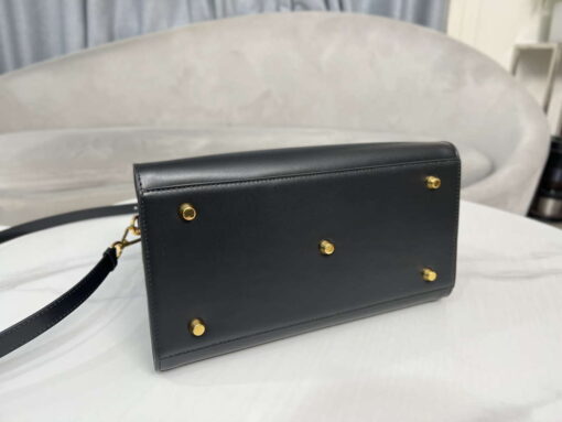 Replica Dior M8675 Medium Boston bag Black box Calfskin 5