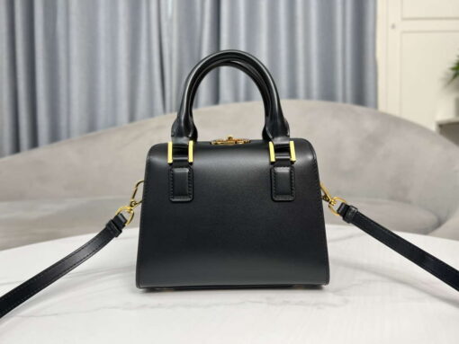 Replica Dior M8671UBEQ_M900 Small boston bag black box calfskin 6