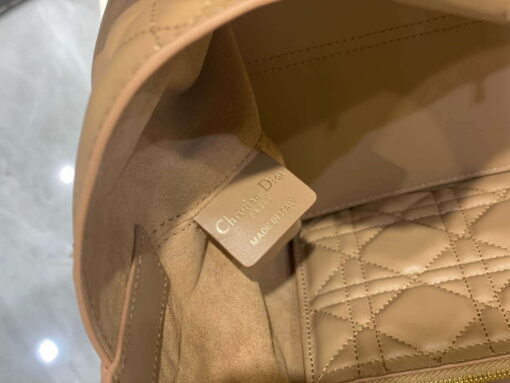 Replica Dior M2821 Medium Dior Toujours Bag Apricot Macrocannage Calfskin 8
