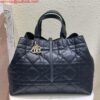 Replica Dior S0910 Micro Lady D-joy Bag Silver-Tone Satin with Gradient Bead Embroidery 10