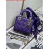Replica Dior M0538 Small Lady My ABCDior Bag Lambskin Purple 9
