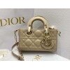Replica Dior S0910 Micro Lady D-joy Bag Sand Colored Cannage Lambskin