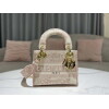 Replica Dior M0500 MINI Lady D-LITE Bag Pink Toile de Jouy Embroidery