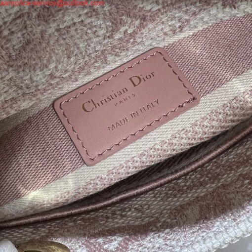 Replica Dior M0500 MINI Lady D-LITE Bag Pink Toile de Jouy Embroidery 8