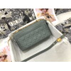 Replica Dior M0500 MINI Lady D-LITE Bag Black and White Houndstooth Embroidery 9