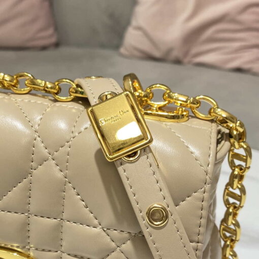 Replica Dior M9241 Small Quilted Macrocannage Calfskin Yellow 5