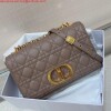 Replica Dior S5135 Caro Macrocannage Pouch Latte Quilted Macrocannage Calfskin 9