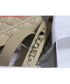 Replica Dior Small Lady My ABCDior Bag Lambskin M0538 Apricot 2