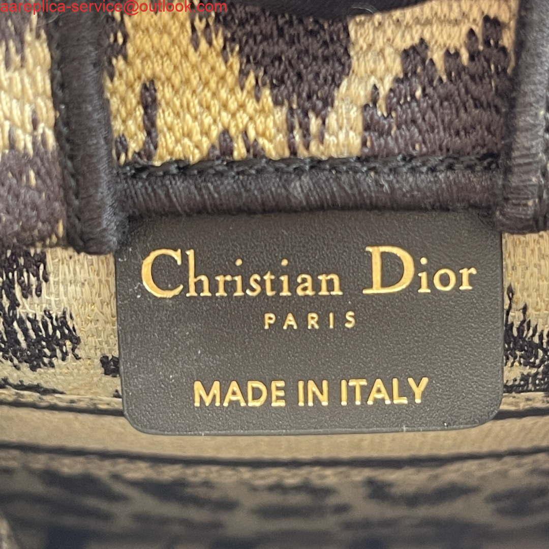 Replica Dior S5555 Mini Dior Book Tote Phone Bag Beige and Black Mizza Embroidery 6 Replica Dior S5555 Mini Dior Book Tote Phone Bag Beige and Black Mizza Embroidery 6