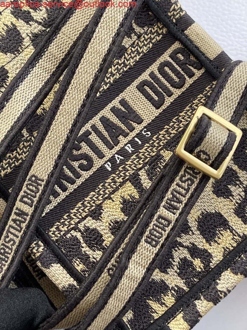 Replica Dior S5555 Mini Dior Book Tote Phone Bag Beige and Black Mizza Embroidery 7 Replica Dior S5555 Mini Dior Book Tote Phone Bag Beige and Black Mizza Embroidery 7