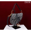 Replica Dior M0455 Saddle Bag With Strap Green Cross-Stitch Embroidery 9