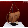 Replica Dior M0455 Saddle Bag With Strap Apricot Grained Calfskin 9