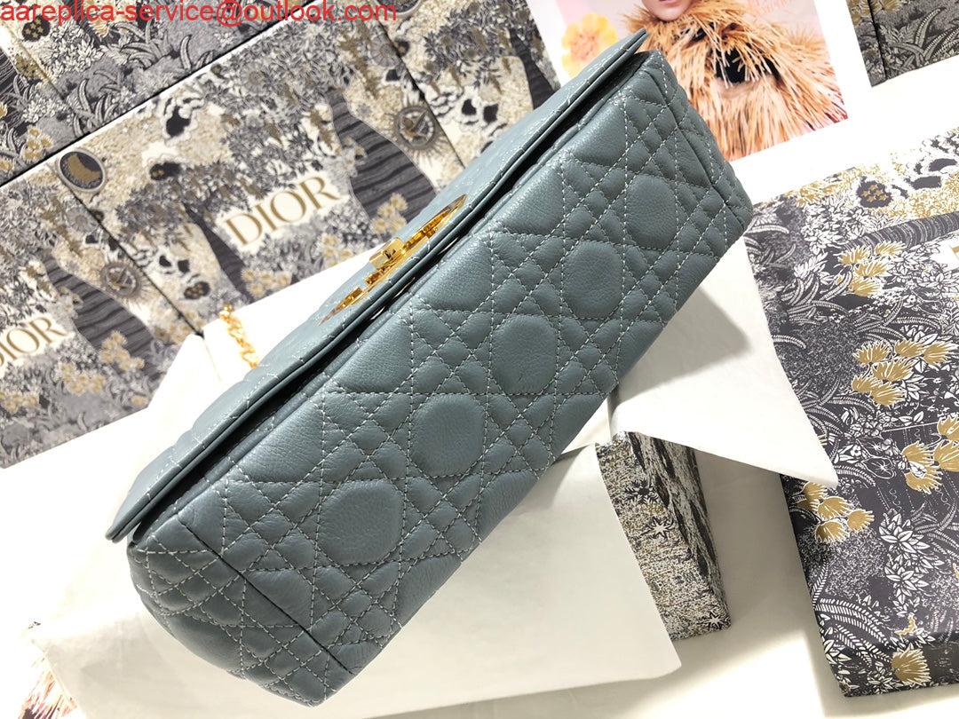 Replica Dior M9243 Large Caro Bag Calfskin Blue 3 Replica Dior M9243 Large Caro Bag Calfskin Blue 3