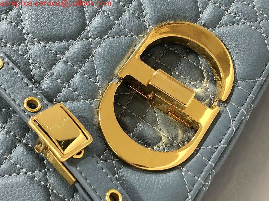 Replica Dior M9243 Large Caro Bag Calfskin Blue 4 Replica Dior M9243 Large Caro Bag Calfskin Blue 4