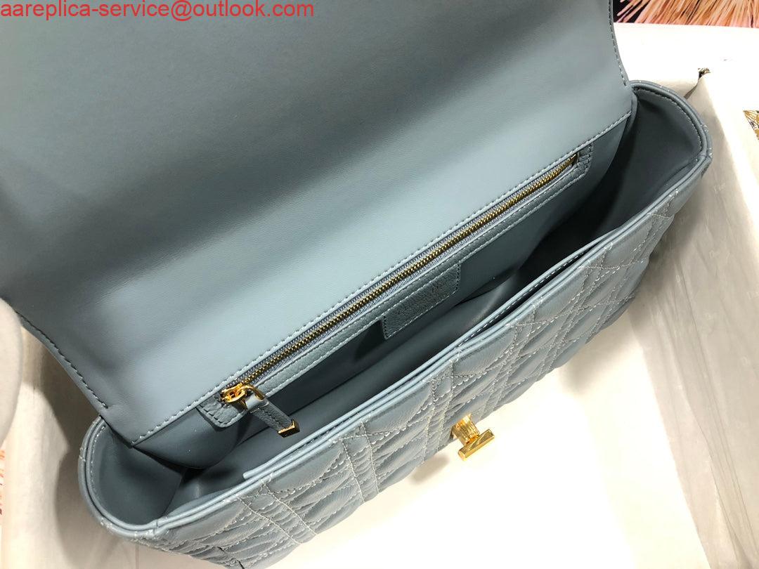 Replica Dior M9243 Large Caro Bag Calfskin Blue 7 Replica Dior M9243 Large Caro Bag Calfskin Blue 7