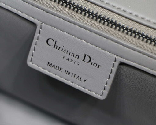 Replica Dior M9243 Large Quilted Macrocannage Calfskin Gray 8