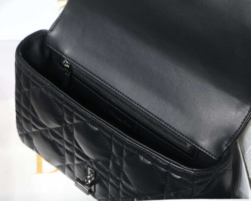 Replica Dior M9242 Medium Quilted Macrocannage Calfskin Black 7