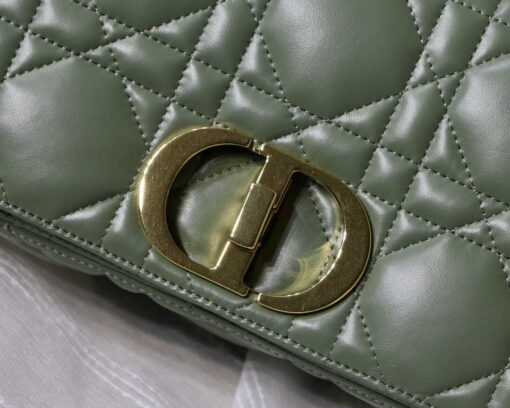 Replica Dior M9242 Medium Quilted Macrocannage Calfskin Green
