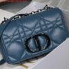 Replica Dior M9241 Small Quilted Macrocannage Calfskin Gray 10