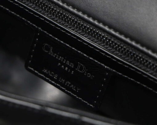 Replica Dior M9241 Small Quilted Macrocannage Calfskin Black 8