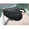 Replica Dior Saddle Belt Bag S5632 Black Goat leather