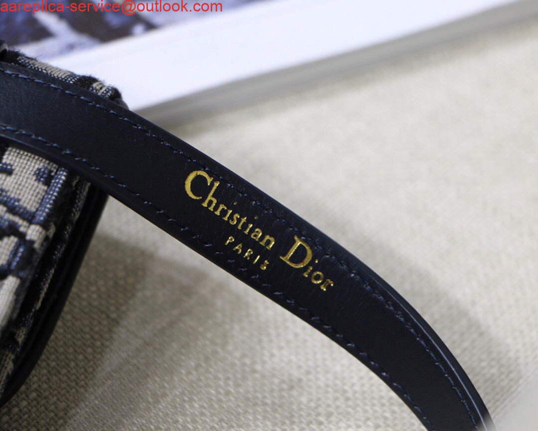Replica Dior Saddle Belt Bag S5619 Blue Dior Oblique Jacquard 5 Replica Dior Saddle Belt Bag S5619 Blue Dior Oblique Jacquard 5
