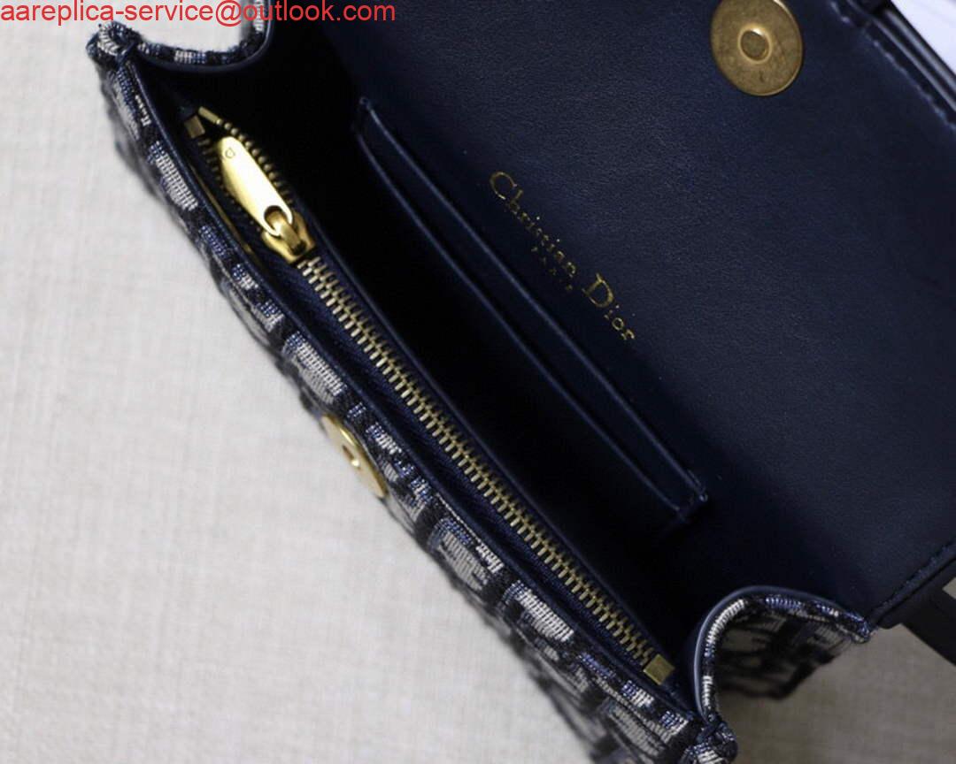 Replica Dior Saddle Belt Bag S5619 Blue Dior Oblique Jacquard 7 Replica Dior Saddle Belt Bag S5619 Blue Dior Oblique Jacquard 7