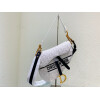 Replica Dior Saddle Bag Beige Jute Canvas Embroidered M0446 10