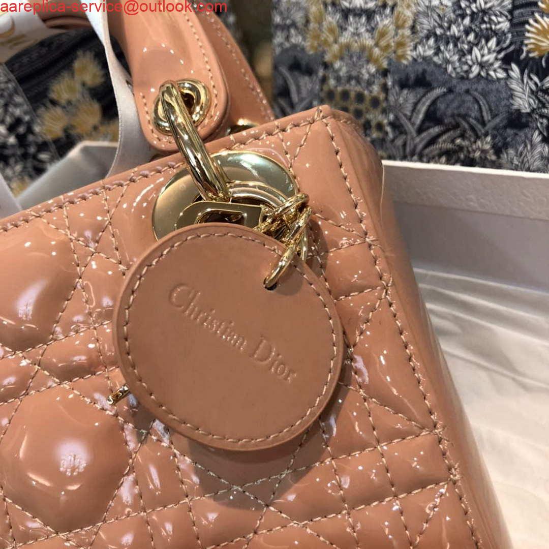 Replica Dior M0505 Mini Lady Dior Bag Rose Des Vents Patent Cannage Calfskin 3 Replica Dior M0505 Mini Lady Dior Bag Rose Des Vents Patent Cannage Calfskin 3