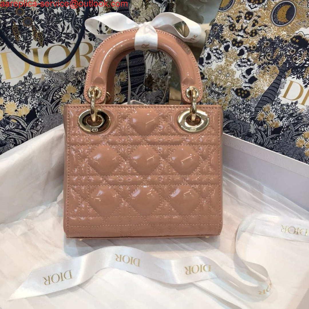 Replica Dior M0505 Mini Lady Dior Bag Rose Des Vents Patent Cannage Calfskin 6 Replica Dior M0505 Mini Lady Dior Bag Rose Des Vents Patent Cannage Calfskin 6