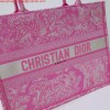 Replica Dior M0565 Lady D-Life Medium Bag Beige Union Jute Fabric 10