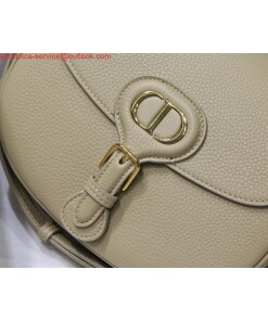Replica Dior M9319 Medium Bobby Bag Beige Grained Calfskin 2