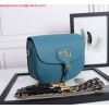 Replica Dior M9320 Large Bobby Bag Black Grained Calfskin with Blue Dior Oblique Strap 10