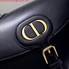 Replica Dior M9320 Large Bobby Bag Tan Box Calfskin with Blue Oblique Strap 9